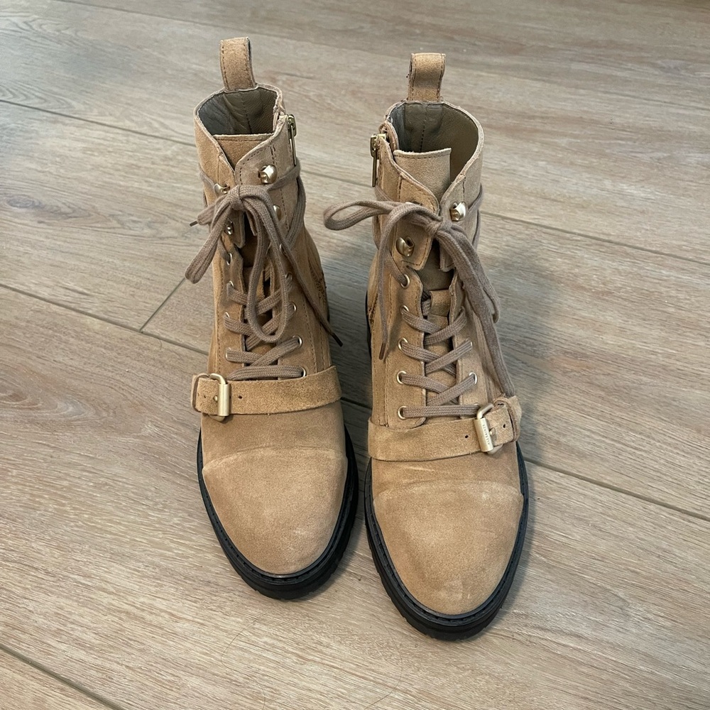 All Saints Suede Boots - Size 38